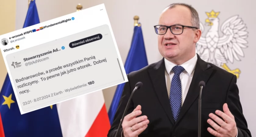 Prokuratorzy ze stowarzyszenie Ad Vocem straszą Ewą Wrzosek. Zagrozili zemstą ministrowi Adamowi Bodnarowi 