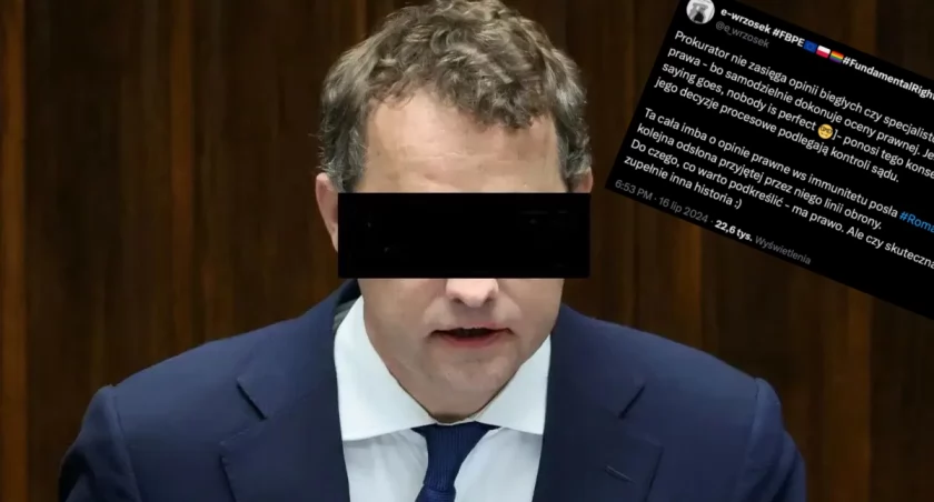 Prokurator Ewa Wrzosek komentuje spór o drugi immunitet Marcina Romanowskiego