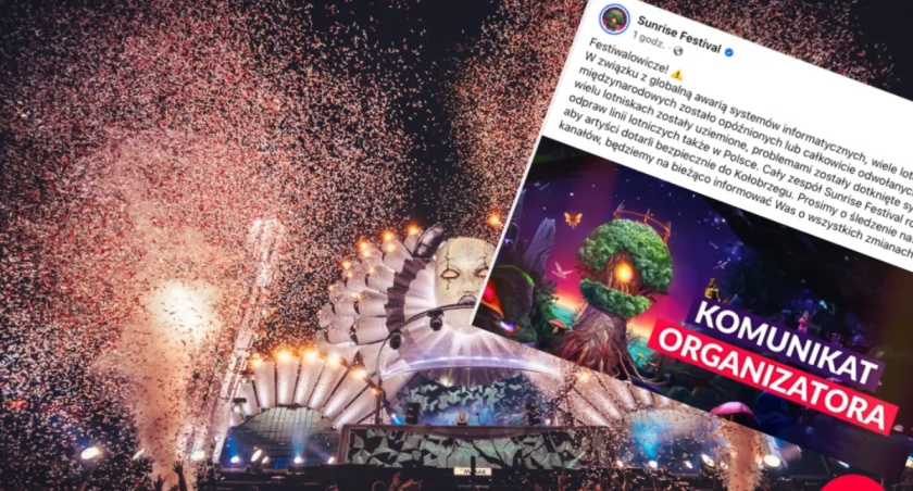 Sunrise Festival 2024 z problemami przez awarię na lotniskach. Nowy komunikat organizatora 