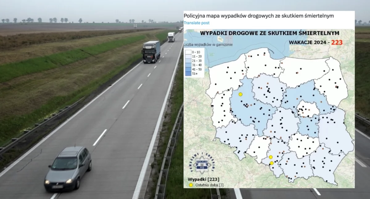 Tragedia na śląskich drogach. Apel policji o ostrożność