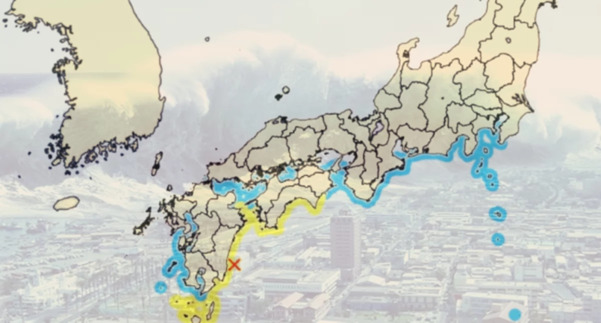 Japonia: Po trzęsieniu ziemi wysokie fale tsunami uderzają w Miyazaki