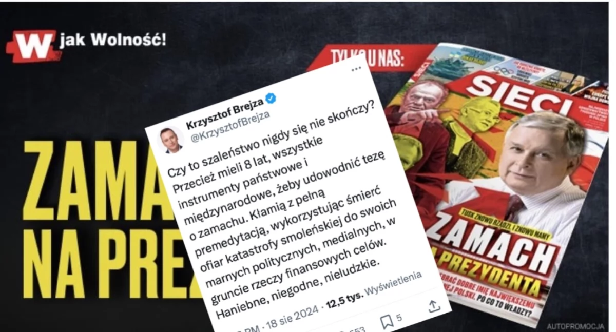Okładka skrajnie prawicowej gazety 