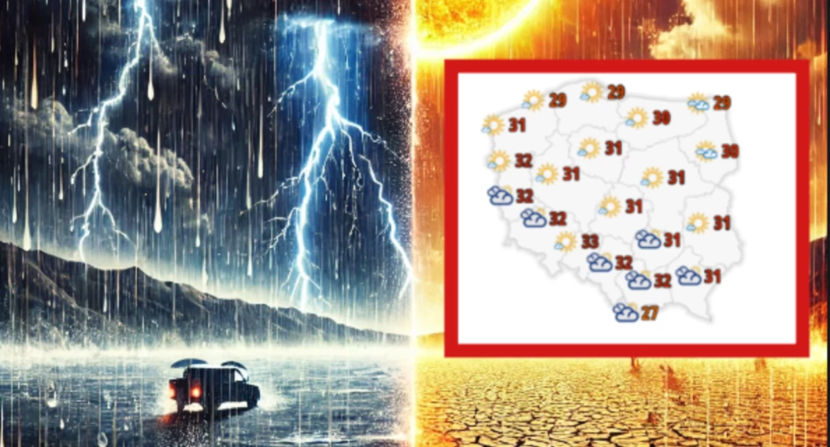 IMGW ostrzega: Ekstremalne temperatury w zachodniej Polsce 