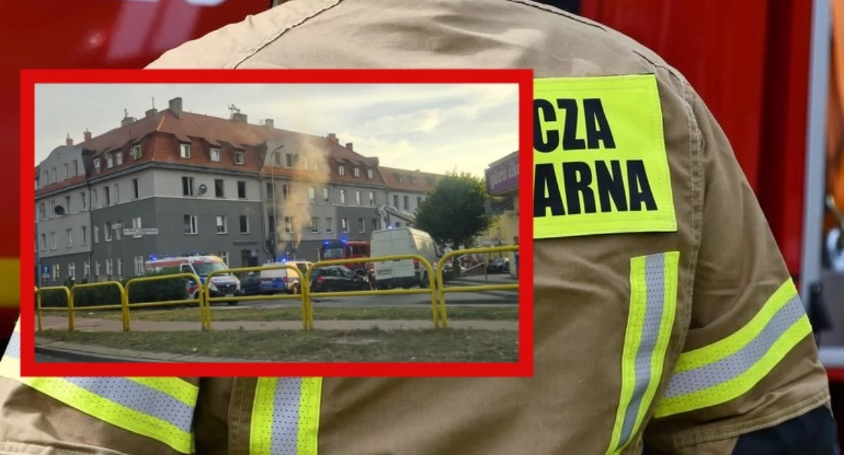 Ogień w kamienicy w Starogardzie Gdańskim. Dzieci w ciężkim stanie
