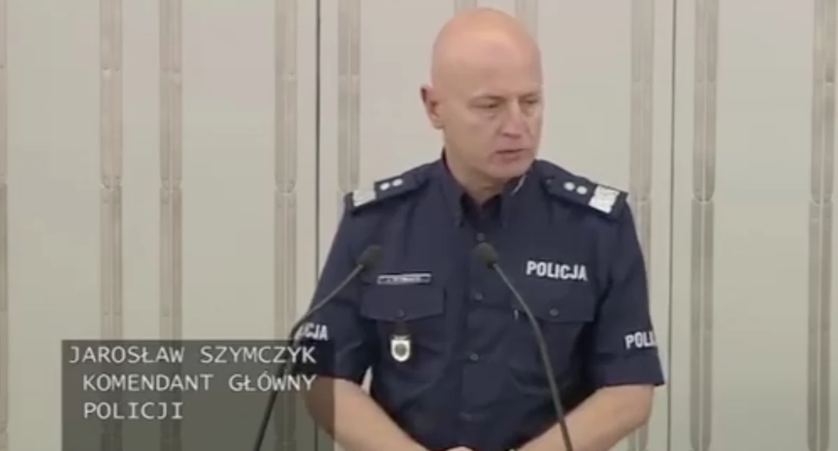 generał Jarosław Szymczyk dziś usłyszy zarzuty w związku z odpaleniem granatnika w swoim gabinecie w 2022 roku 