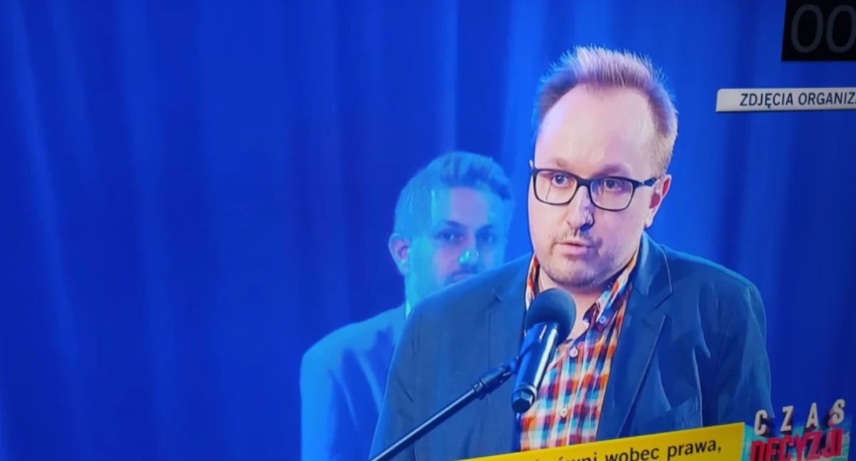 Na zdjęciu Grzegorz Jakubowski, autor analizy o złej sytuacji w prokuraturze i powolnych rozliczeniach rządu PiS