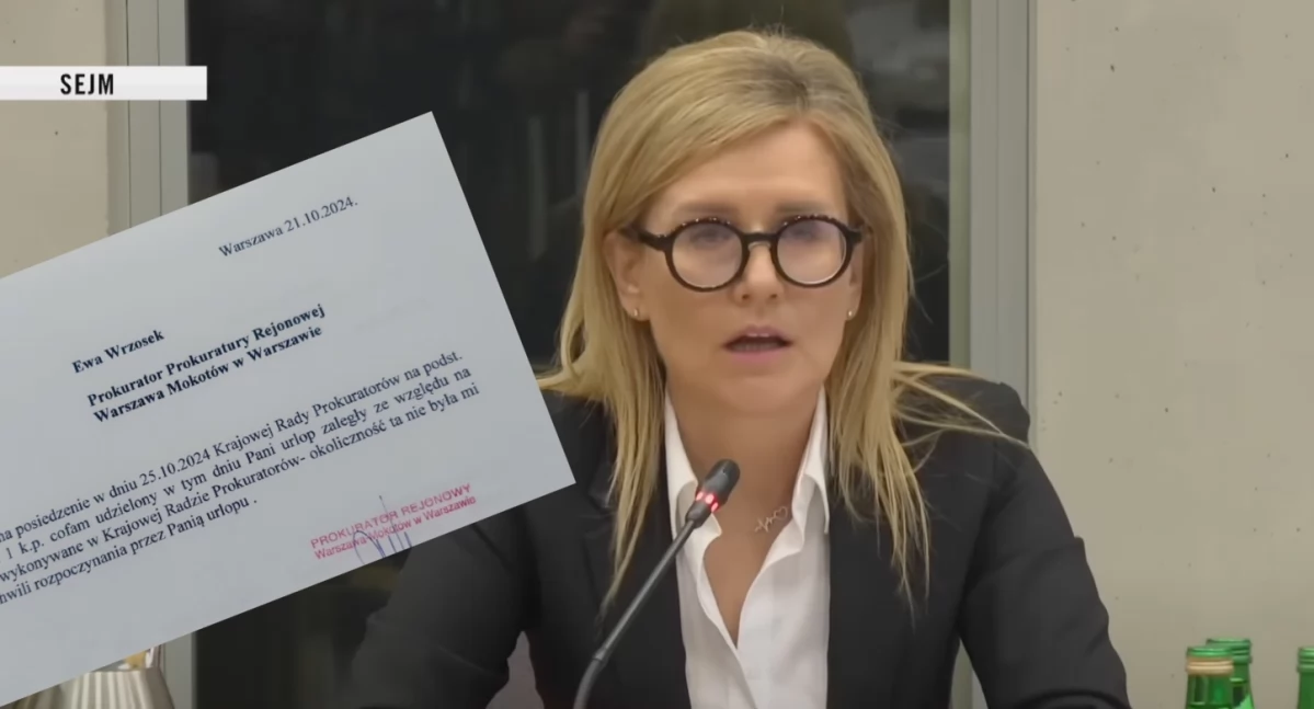Na zdjęciu niezależna prokurator Ewa Wrzosek. Dzisiaj przełożony zdecydował o cofnięciu jej urlopu przesyłając odpowiedni dokument