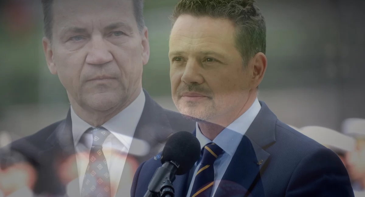 Zdjęcie kandydatów w wyborach prezydenckich. Rafał Trzaskowski i Radosław Sikorski