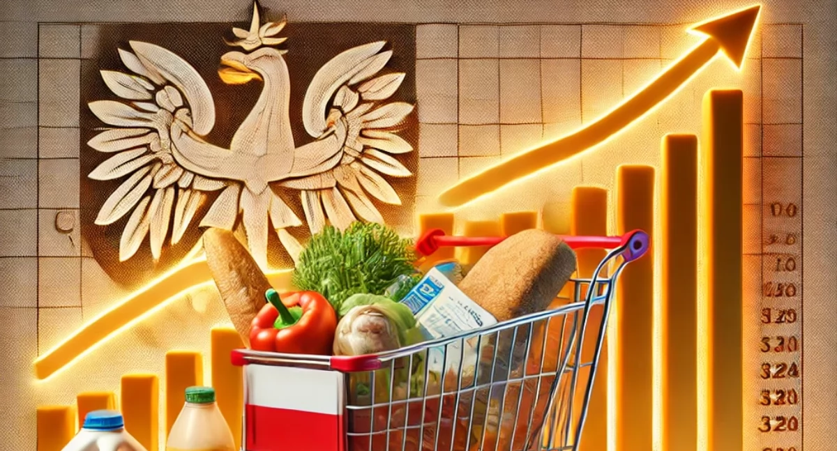 Zdjęcie przedstawia wzrost inflacji w październiku 2024 roku. Na tych produktach nie zaoszczędzimy