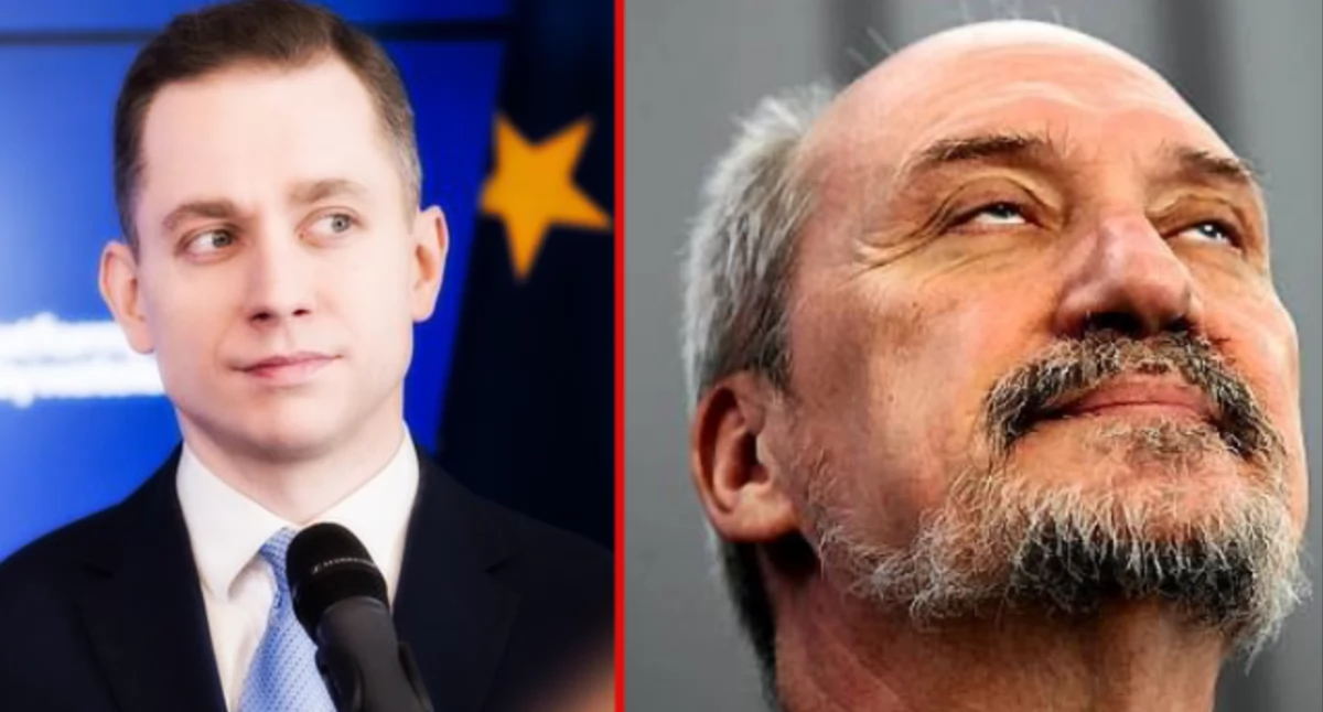 Zdjęcie Antoniego Macierewicza i Cezarego Tomczyka wiceszefa MON. Starcie w sejmie 