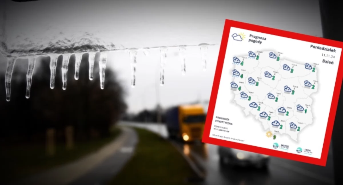 Prognoza pogody na dziś w Polsce. Ostrzeżenie IMGW przed marznącym deszczem