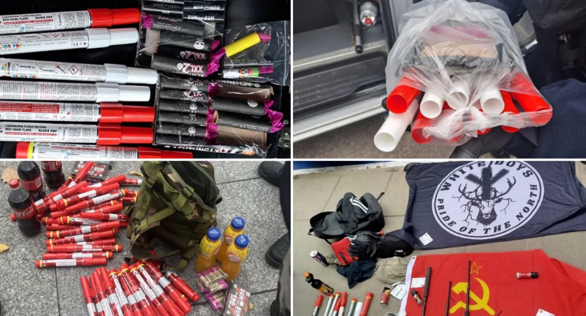 Narkotyki i race przechwycone przez policję na Marszu Niepodległości. Bilans prawicowego marszu w Warszawie 