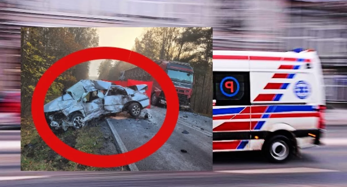 Piasek: Wypadek na DW 906. Przyczyny tragedii nadal nieznane, służby ostrzegają kierowców