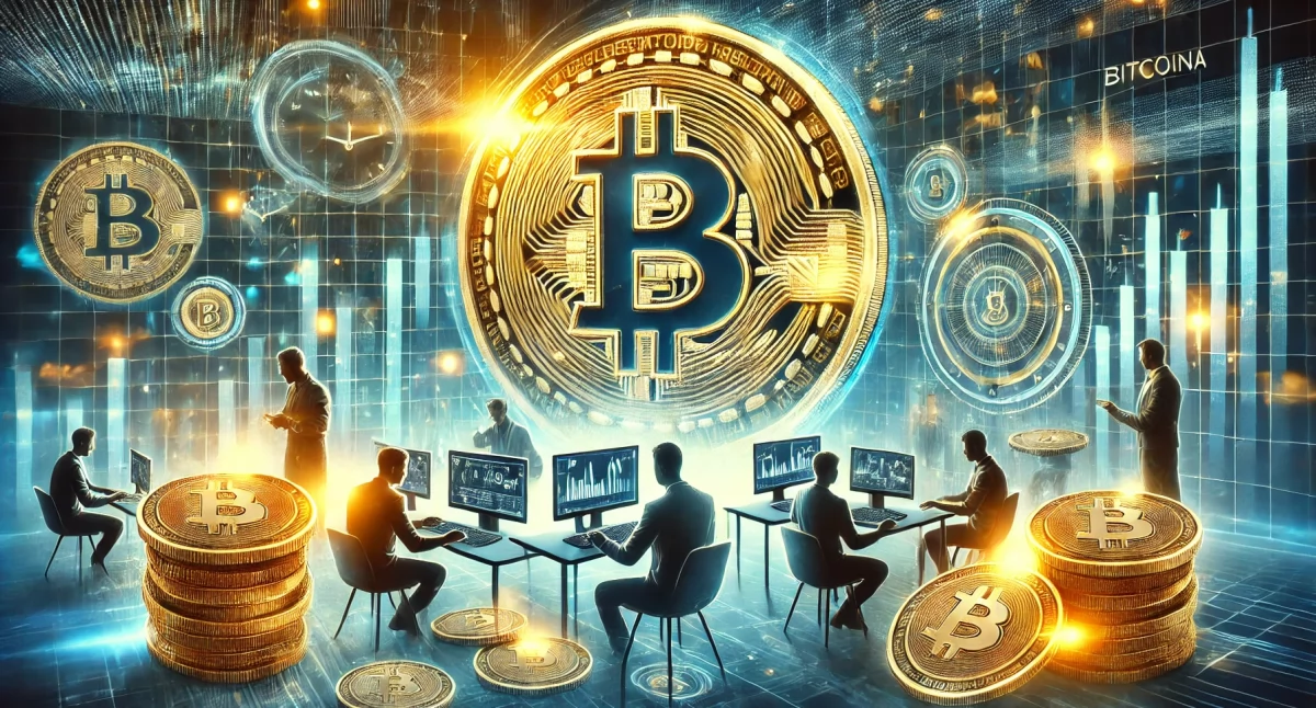 Ilustracja kryptowaluty bitcoin
