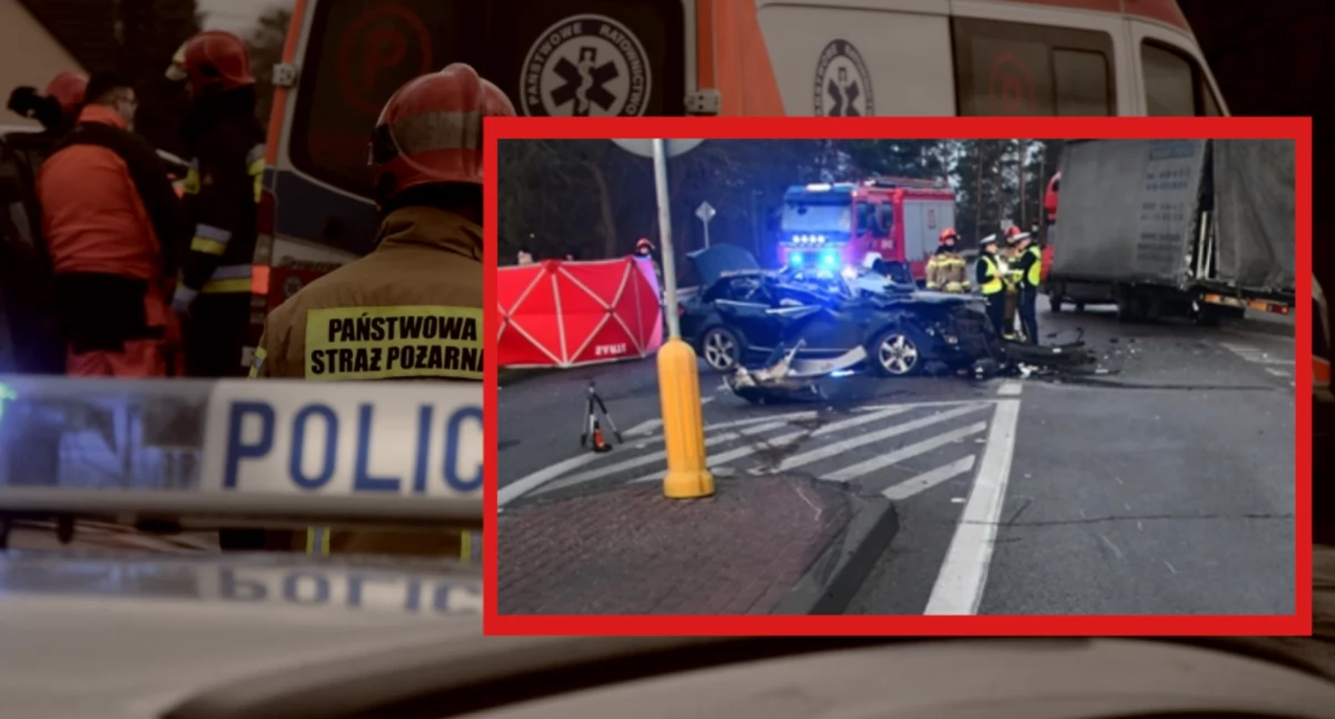 Tragiczne zdarzenie w Pułtusku: 16-letnia pasażerka ginie po wypadku z ciężarówką