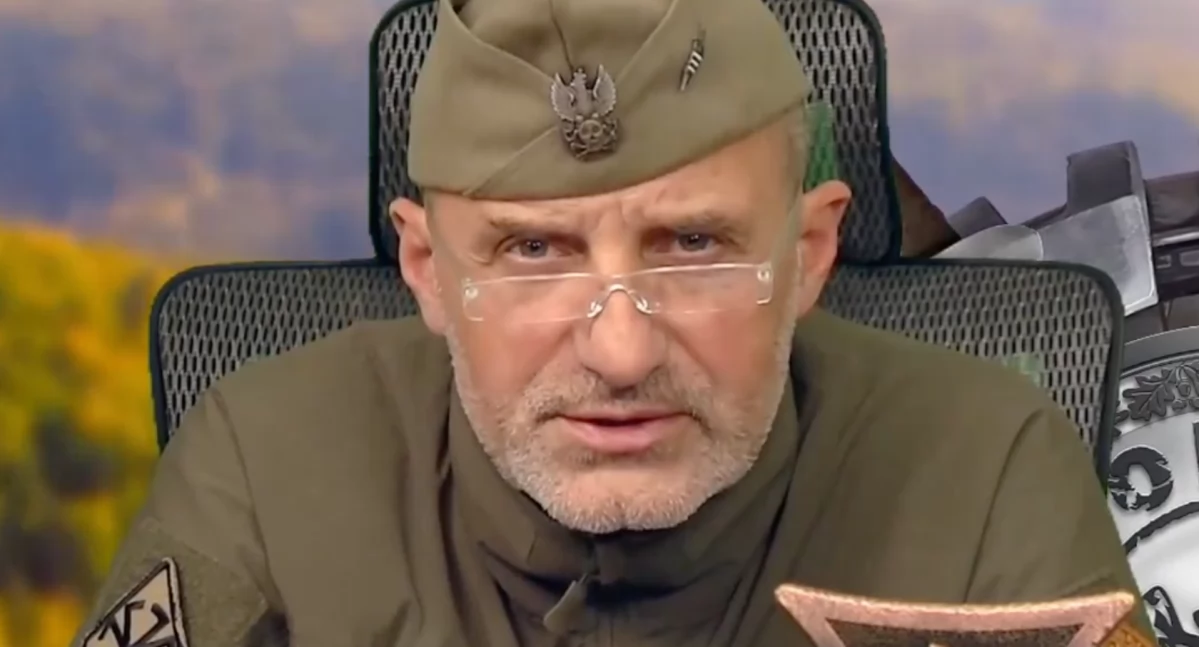 Wojciech Olszański podczas pato-streamu, lider 