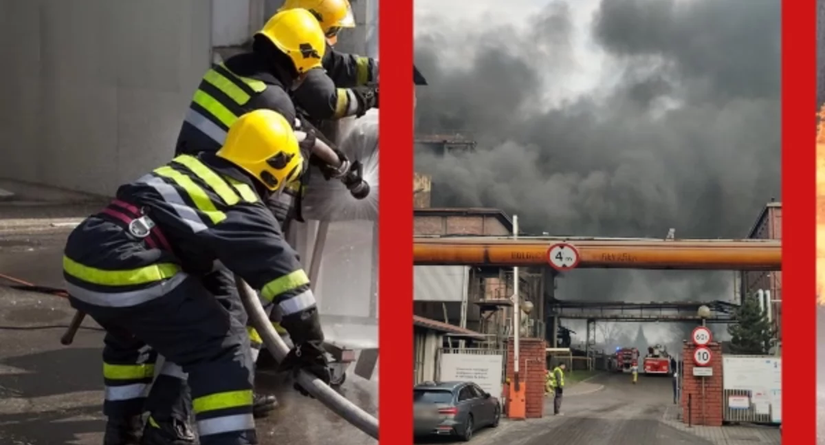 Pożar w Hucie Łaziska – są poszkodowani. Trwa akcja ratownicza, szczegóły zdarzenia