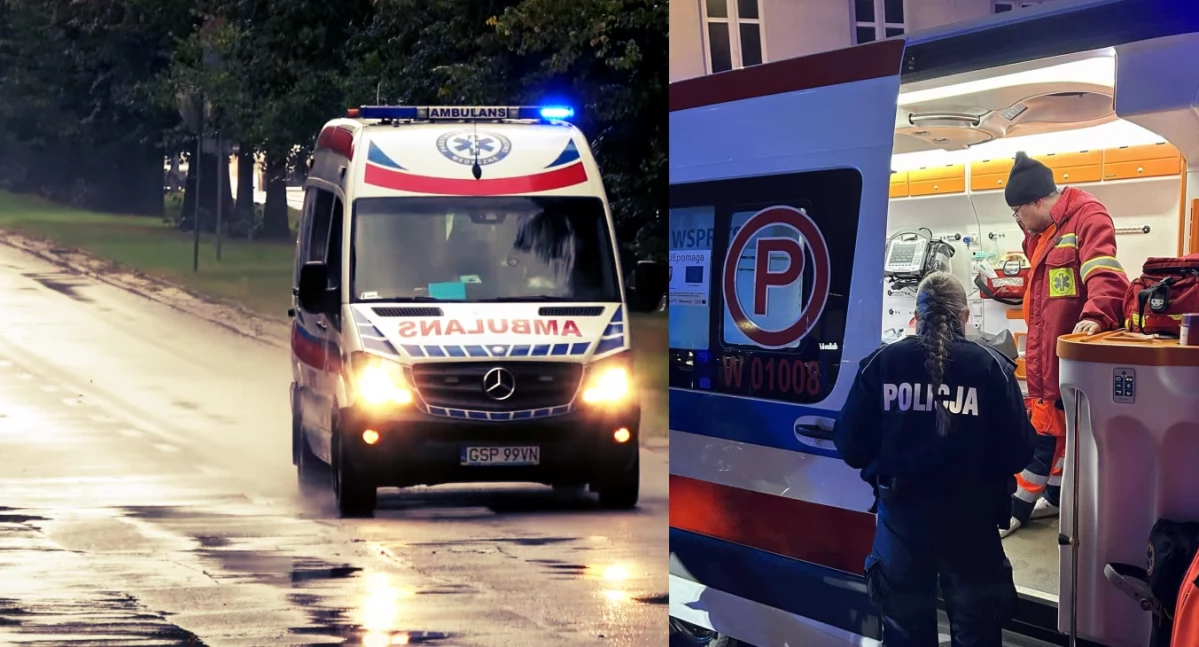 Zdjęcie ratowników pobitych przez funkcjonariusza SOP w Warszawie. Zobacz galerię zdjęć