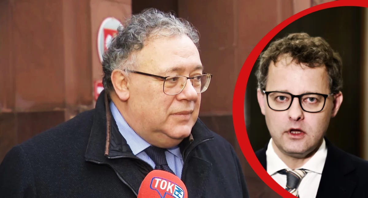 Zdjęcie Ambasadora Węgier i Marcina Romanowskiego. Przyznanie azylu posłowi z PiS