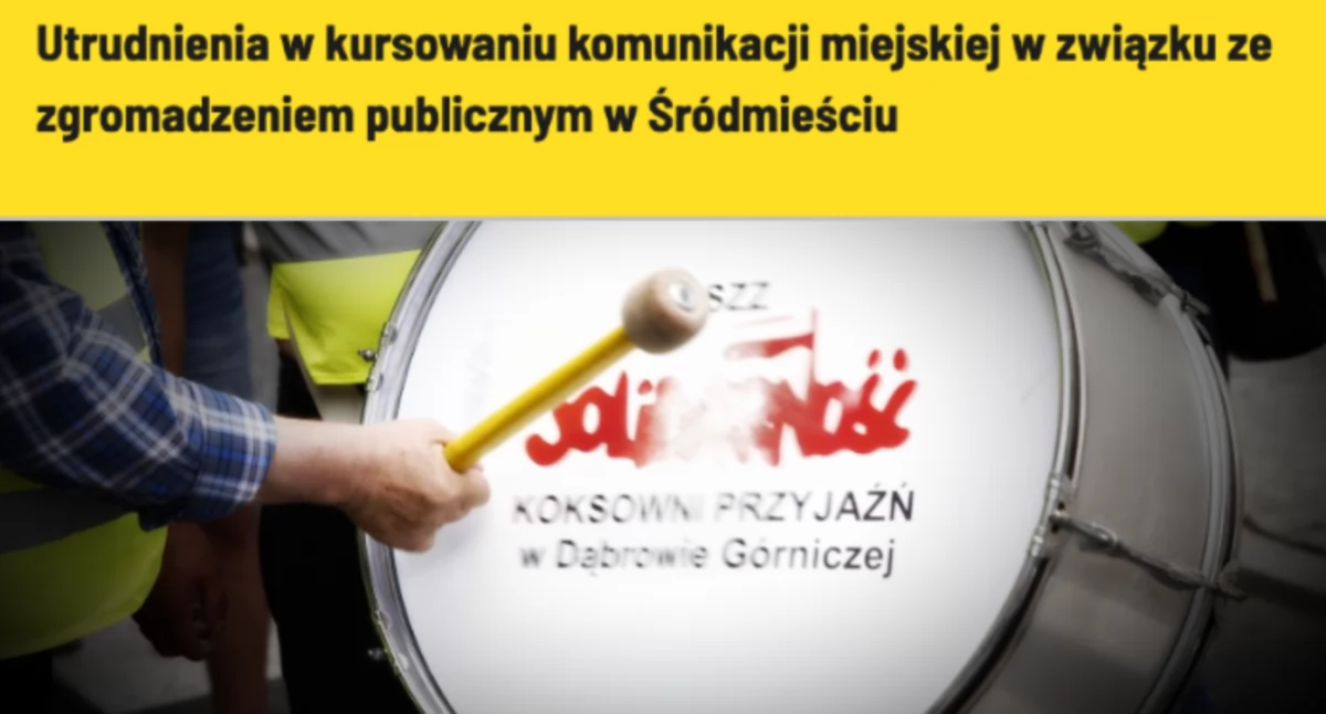 Zmiany w kursowaniu komunikacji miejskiej w Warszawie