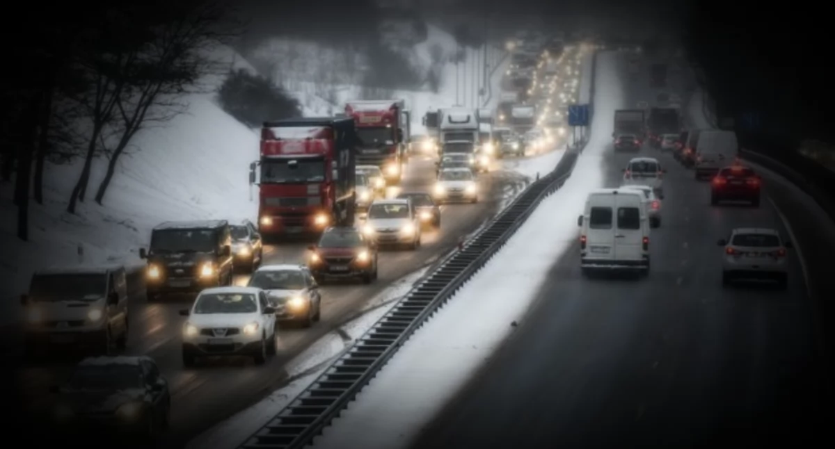 Karambol z udziałem 9 aut na Śląsku. Szczegóły zdarzenia