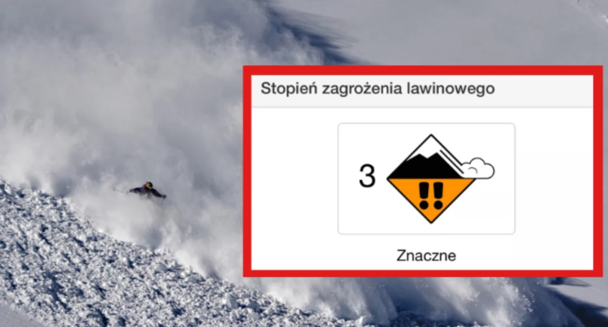 TOPR wydał trzeci stopień zagrożenia lawinowego w górach