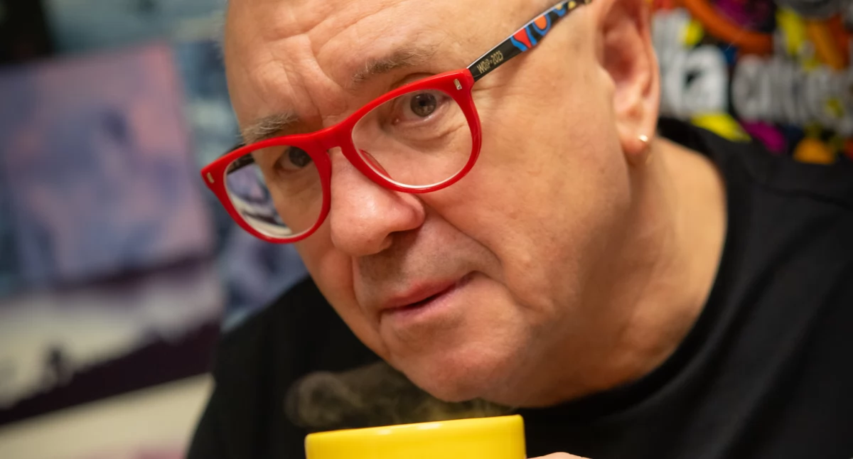Zdjęcie Jurka Owsiaka. WOŚP walczy z hejtem i groźbami
