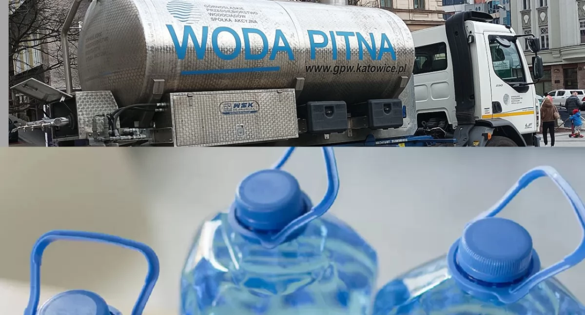 Awaria magistrali wodociągowej w Bielsku – BIałej. Beczkowozy czekają na mieszkańców