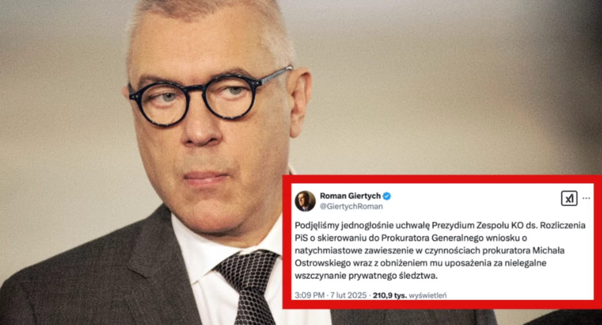 Michał Ostrowski pod ostrzałem. KO i Giertych domagają się jego natychmiastowego zawieszenia