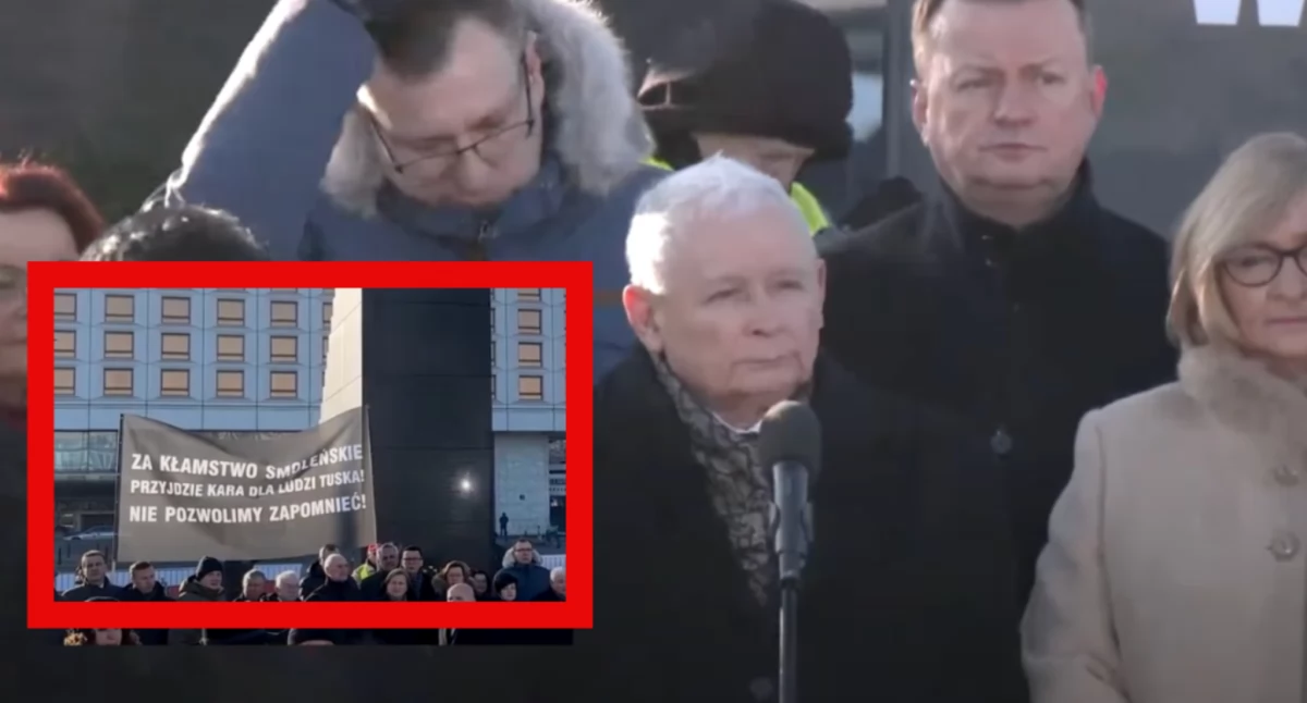 Protesty podczas miesięcznicy smoleńskiej. Prezes PiS reaguje