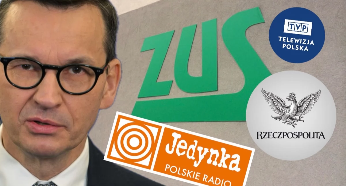 Na zdjęciu Mateusz Morawiecki. Według wyników audytu w ZUS PiS mógł nielegalnie finansować kampanię wyborczą kupując reklamy i czas antenowy u zaprzyjaźnionych nadawców 