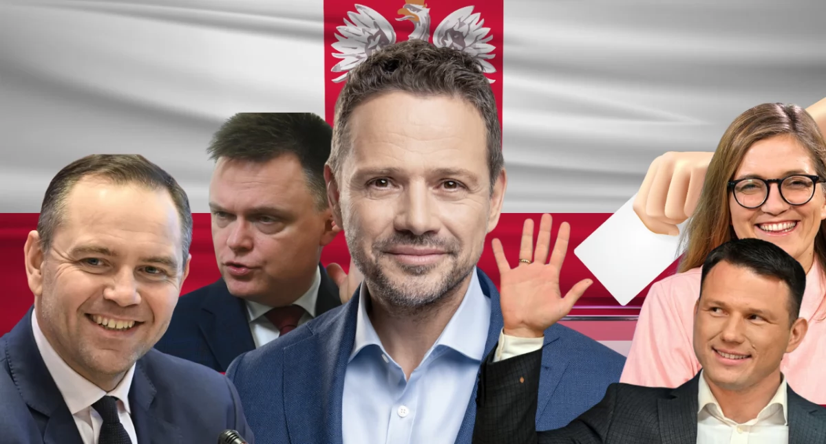Zdjęcie kandydatów na prezydenta Polski 2025. Najnowszy sondaż – Rafał Trzaskowski na podium