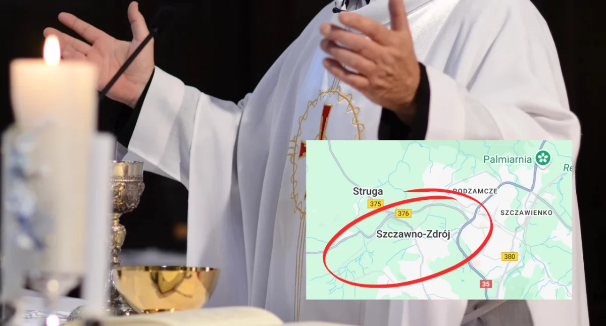 Ksiądz w miejscowości Szczawno-Zdrój postawił nielegalne ogrodzenie z bramą, które uniemożliwiło dojazd straży pożarnej, czym doprowadził do śmierci człowieka