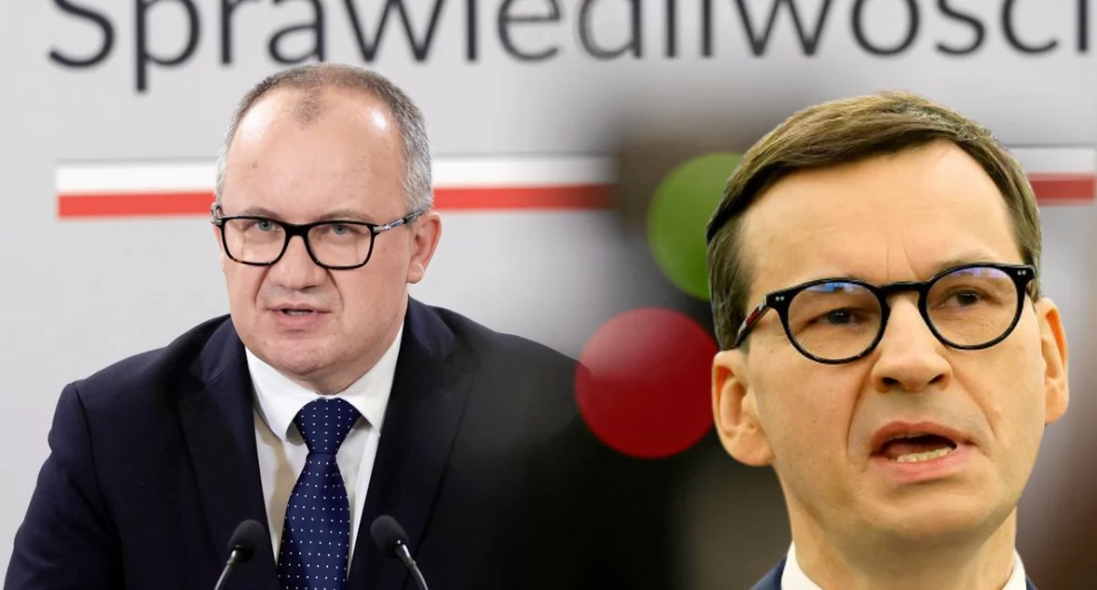 Zdjęcie Adama Bodnara i Mateusza Morawieckiego. Były premier już pod koniec lutego ma usłyszeć zarzuty za przekroczenie uprawnień i niedopełnienie obowiązków