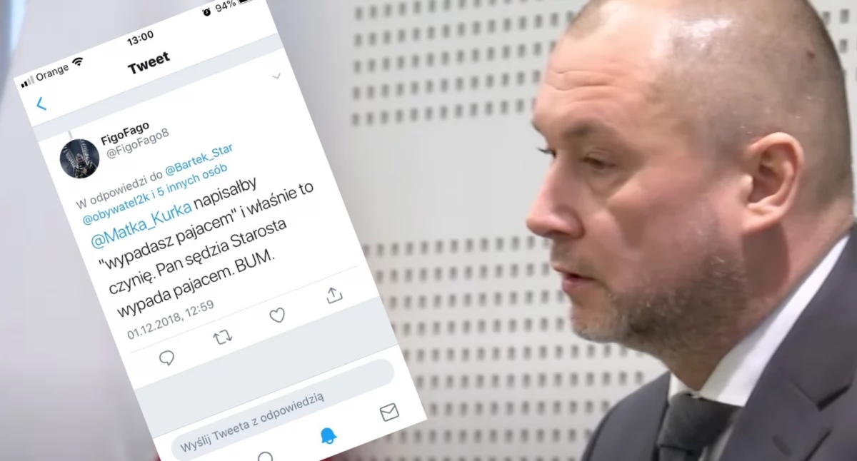 Sędzia Jakub Iwaniec miał być członkiem hejterskiej grupy 