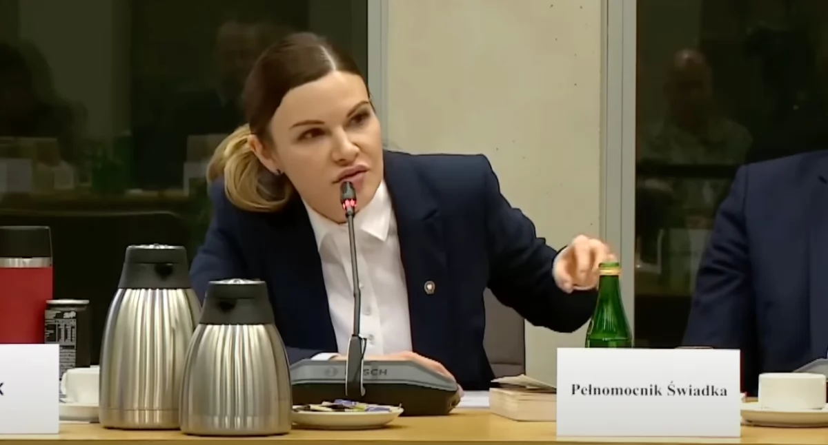 Agnieszka Kwiatkowska-Gurdak podczas przesłuchania. Szefowa CBA może stracić stanowisko