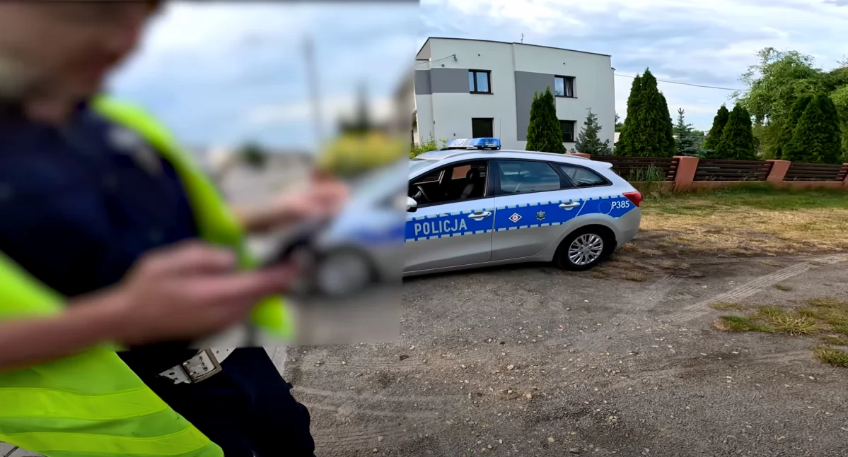 Polska, akcja weekend kwiaty mandaty policja edukuje kierowców - zdjęcie, fotografia