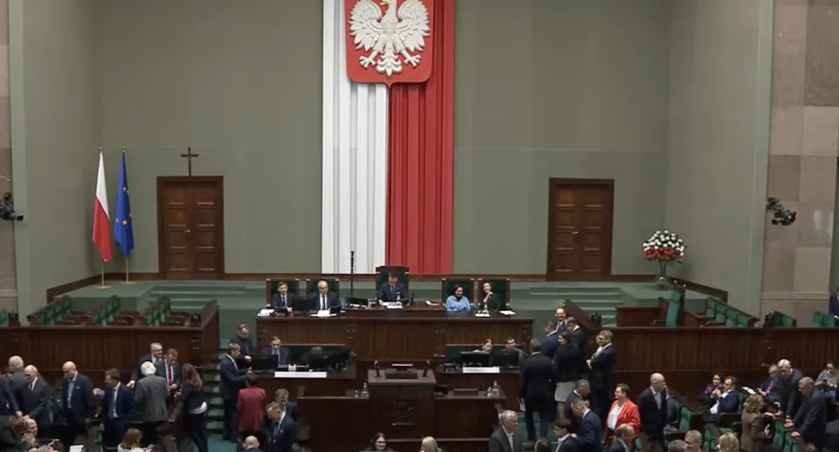 Sala plenarna w Sejmie. Dzisiaj 31. posiedzenie Sejmu 