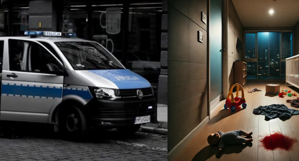 Interwencja policji w Tarnowie przy ul. Widok. Małe dzieci zostawione bez opieki a rodzice pijani u sąsiadów