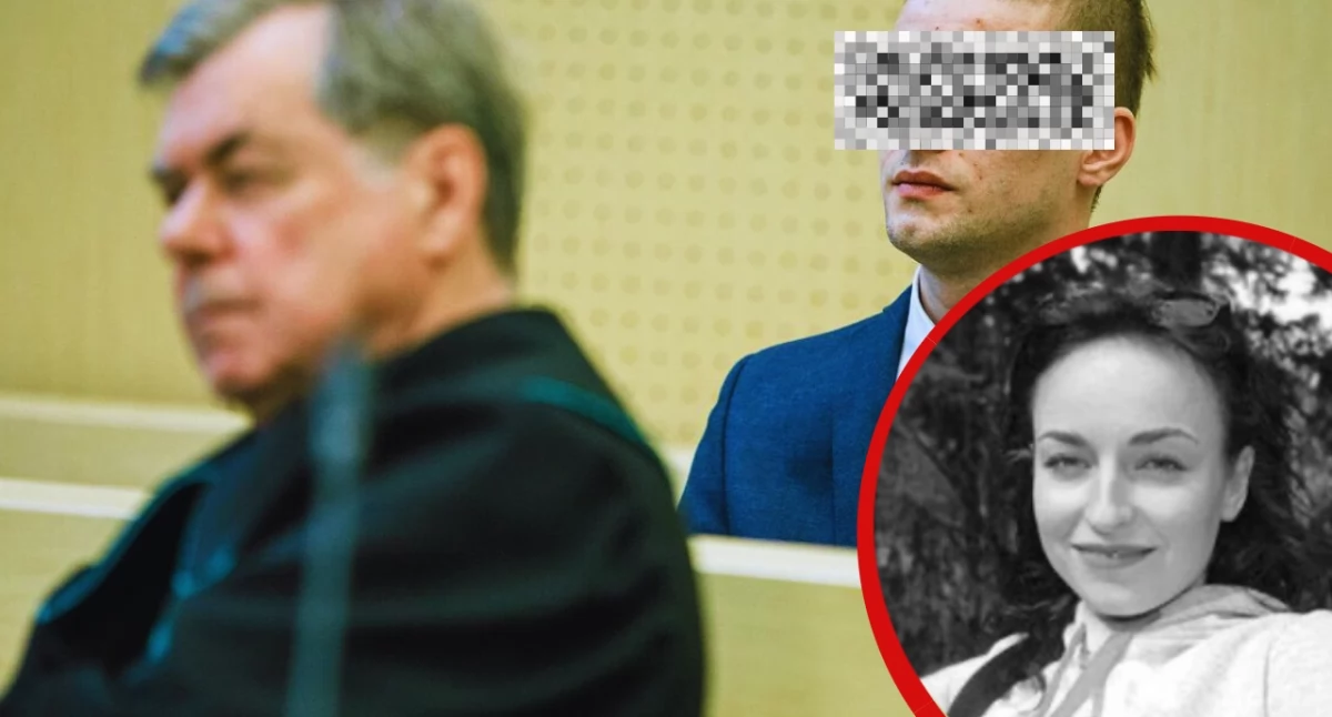 Zdjęcie Adama Z. z sali rozpraw. Mężczyzna usłyszał wyrok w sprawie śmierci Ewy Tylman