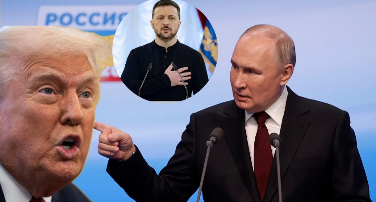 Donald Trump wkurzył się na Putina za krytykę Żeleńskiego. Prezydent USA grozi Rosji cłami wtórnymi