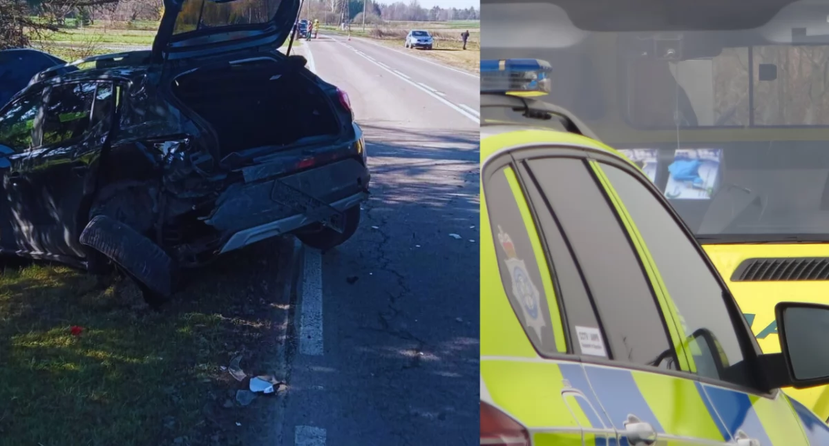 Wypadek na Lubelszczyźnie: jedna ofiara śmiertelna, droga DW 837 zablokowana