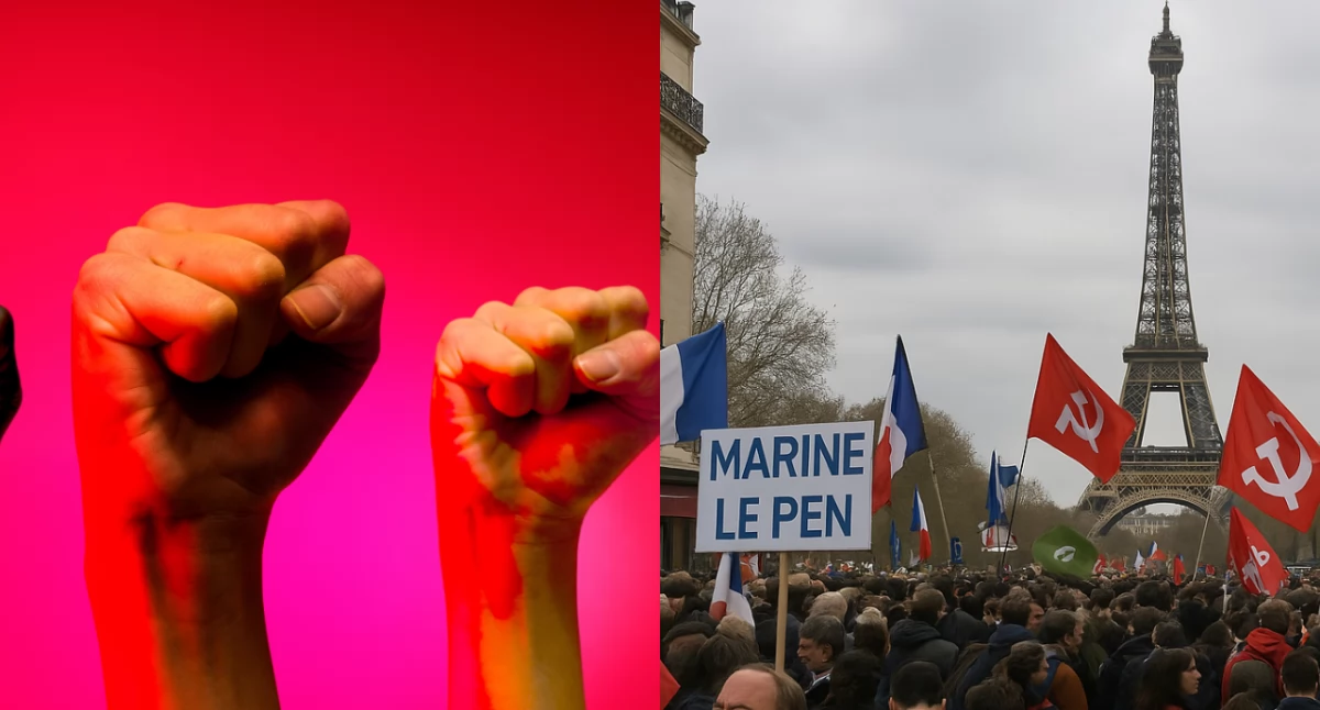 Marine Le Pen skazana. Polityczne protesty w stolicy Francji