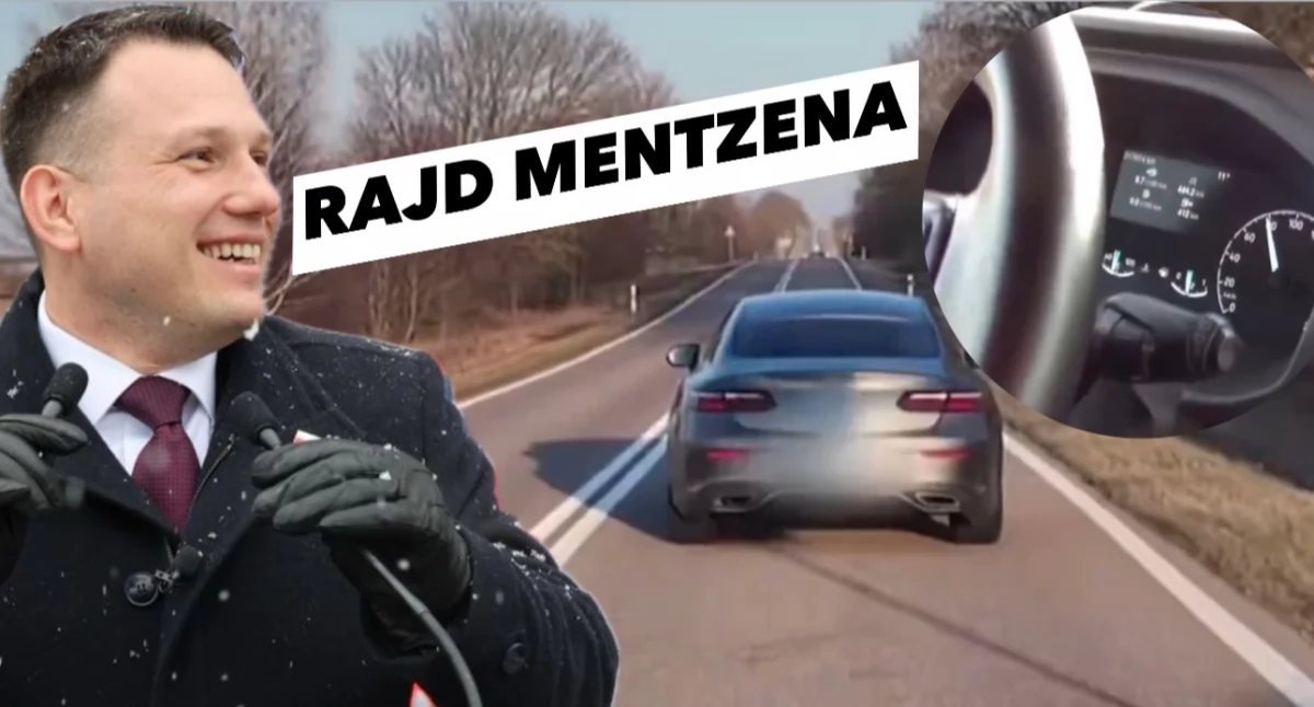 Sławomir Mentzen i jegogo kierowca nagrany, jak łamie przepisy ruchu drogowego. Rajd Mentzena po Polsce – jakie przepisy złamał i ile punktów karnych dostanie 
