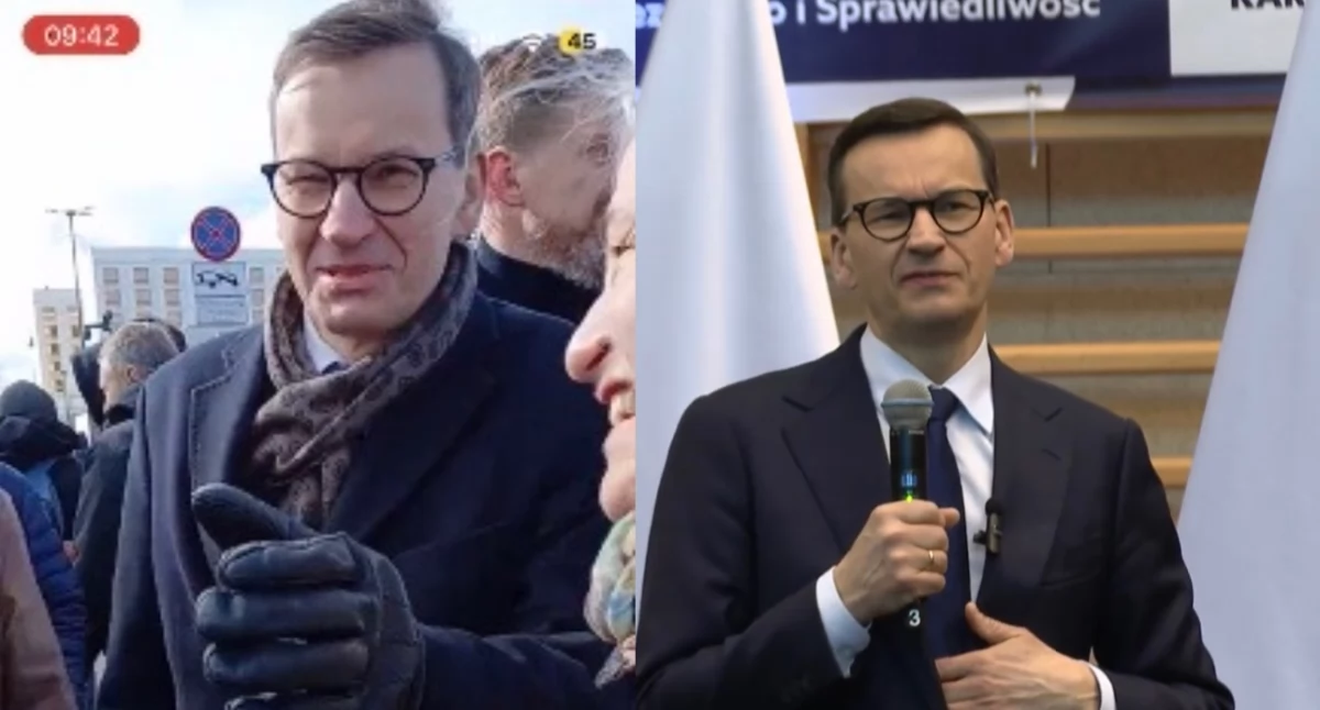 Mateusz Morawiecki na 180. miesięcznicy smoleńskiej starł się z aktywistami KOD