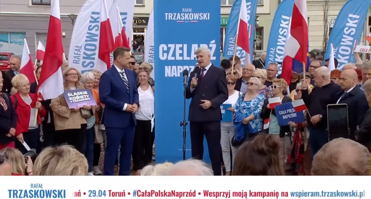 Rafał Trzaskowski w Czeladzi mówi o braku empatii w polityce. Spotkanie z wyborcami 