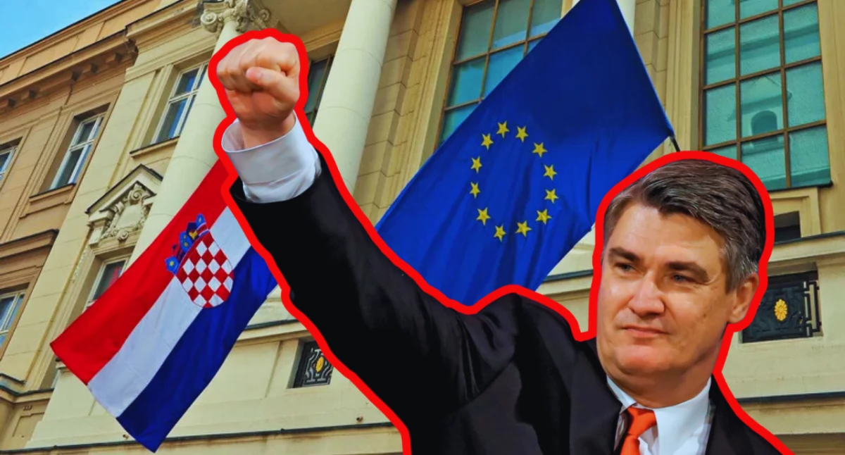 Zdjęcie Zorana Milanović prezydenta miasta Kriżevci w Chorwacji