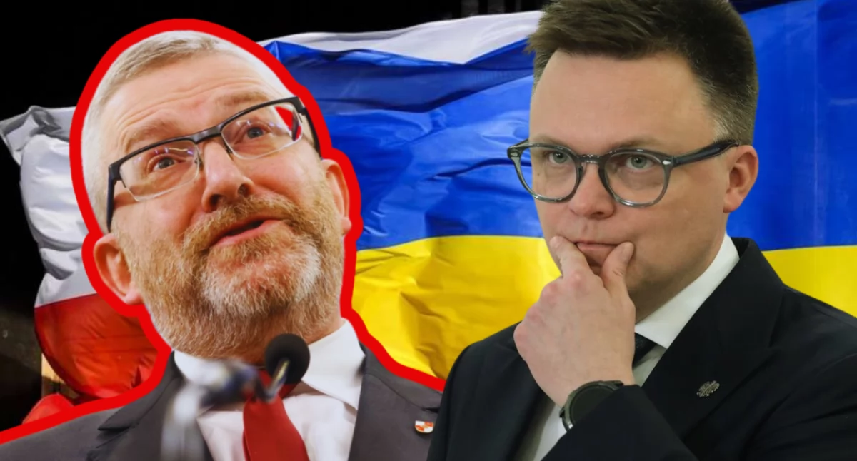 Zdjęcie Szymona Hołowni i Grzegorza Brauna