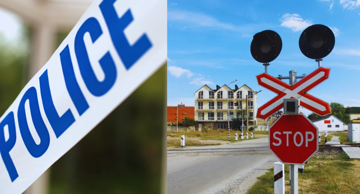Jedna osoba nie żyje po tragicznym zderzeniu na torach kolejowych