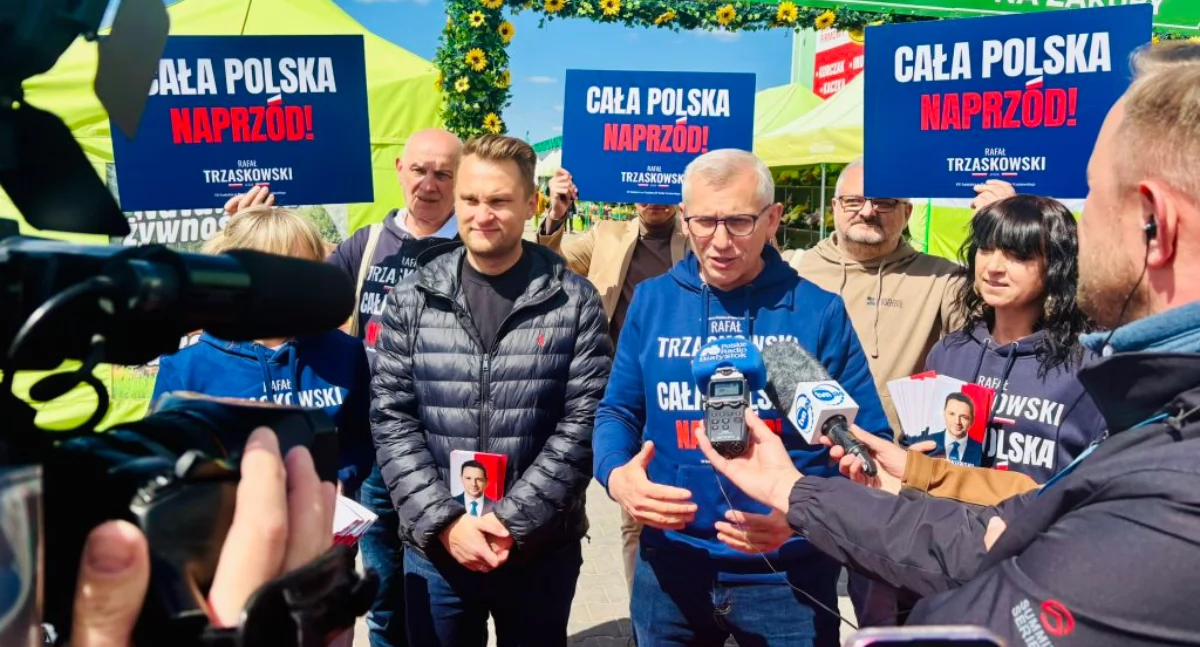 Atak na polityków Koalicji Obywatelskiej. W Sokołach na Podlasiu zaatakowano ich jajkami i kulą 